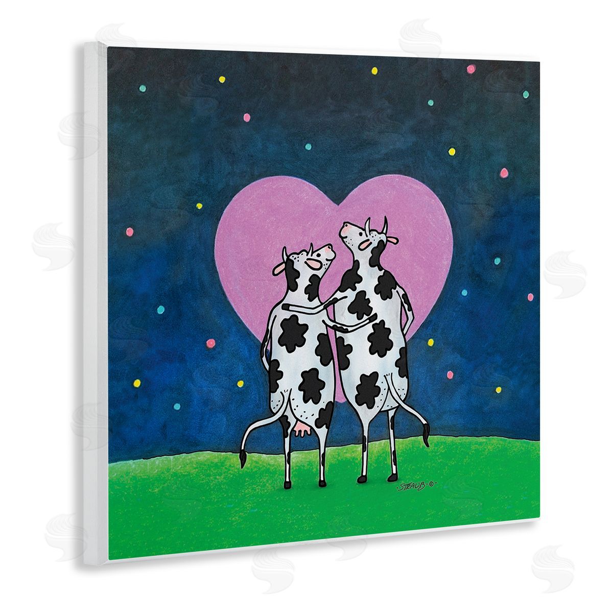 Loving Significant Udder Wood Plaque Wall Art, Home Decor by Roger Straub