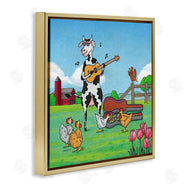 Roger Straub | Busking Cow with Audience