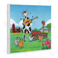 Roger Straub | Busking Cow with Audience