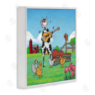 Roger Straub | Busking Cow with Audience