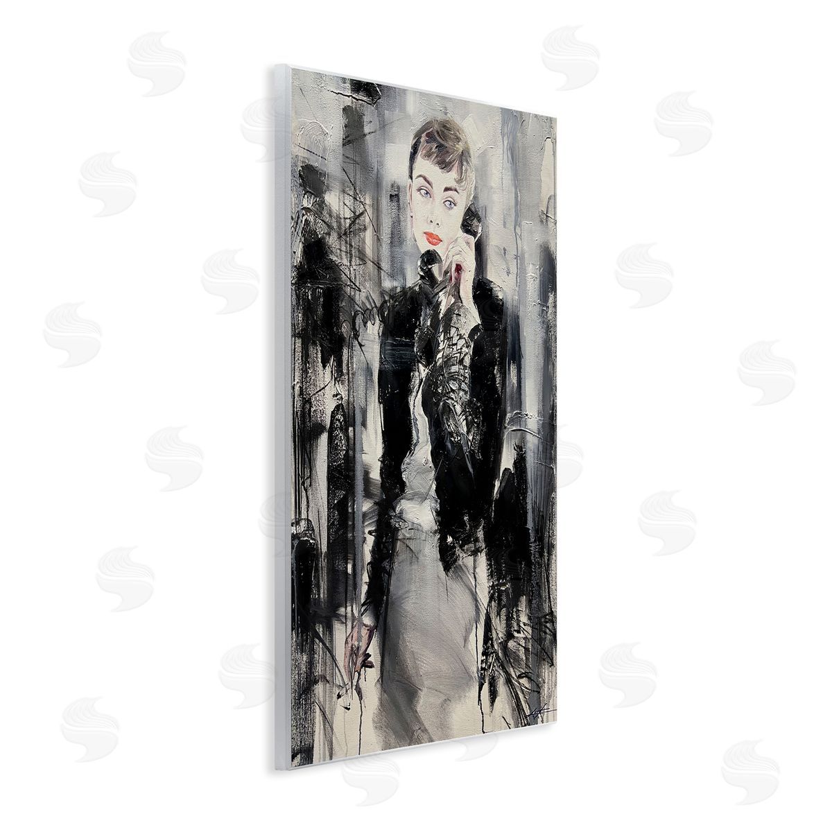 Classic Beauty Fashionista Wood Plaque Wall Art, Home Decor by Lucille Lee
