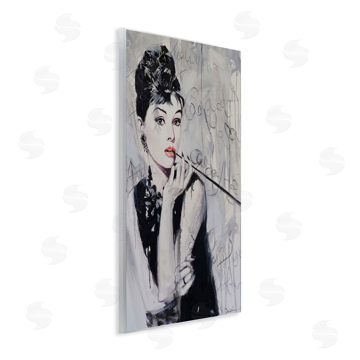 Bold & Classic Audrey Wood Plaque Wall Art, Home Decor by Lucille Lee