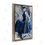 Lucille Lee | Stylish Woman in Blue Dress