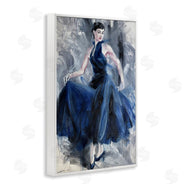 Lucille Lee | Stylish Woman in Blue Dress
