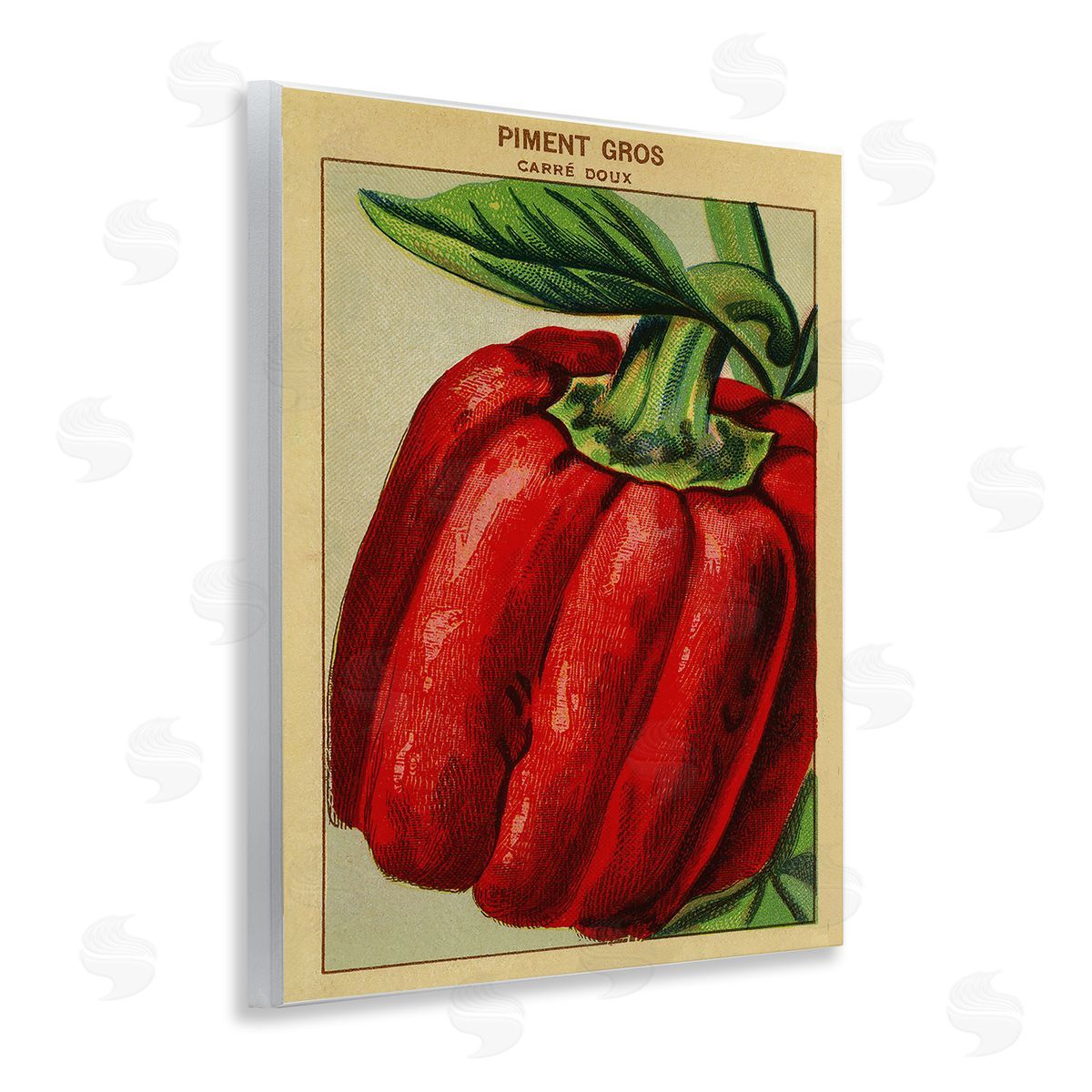 Country Vintage Pepper Wood Plaque Wall Art, Home Decor by Stupell Studio