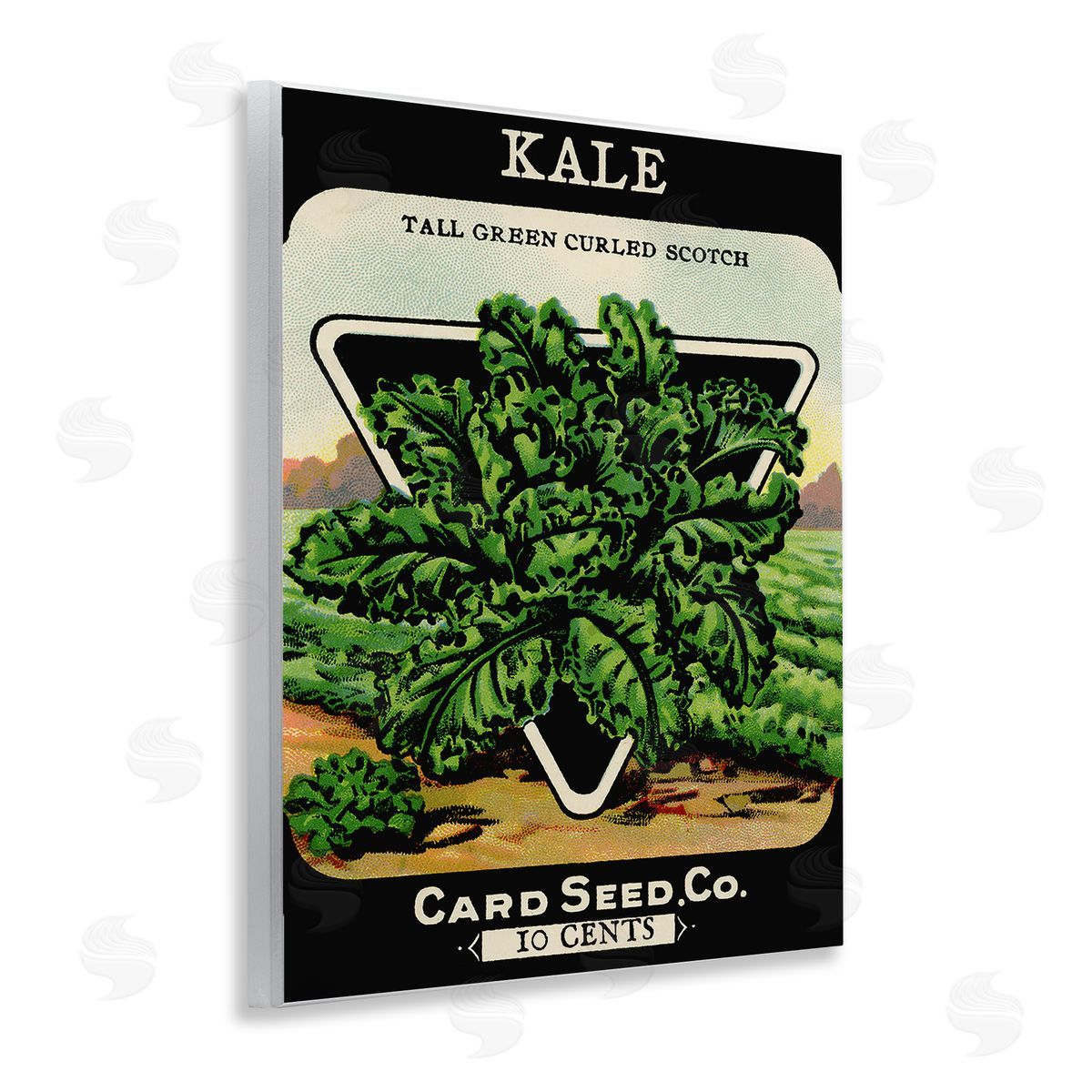 Vintage Garden Kale Wood Plaque Wall Art, Home Decor by Stupell Studio