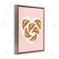 Stupell Studio | Morning Croissants in Heart Shape