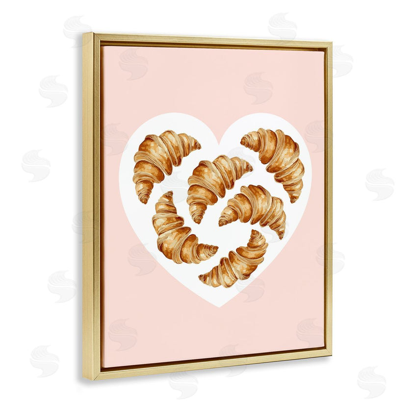 Stupell Studio | Morning Croissants in Heart Shape