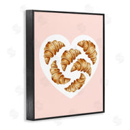Stupell Studio | Morning Croissants in Heart Shape