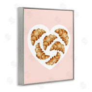 Stupell Studio | Morning Croissants in Heart Shape