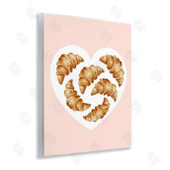 Stupell Studio | Morning Croissants in Heart Shape