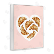 Stupell Studio | Morning Croissants in Heart Shape