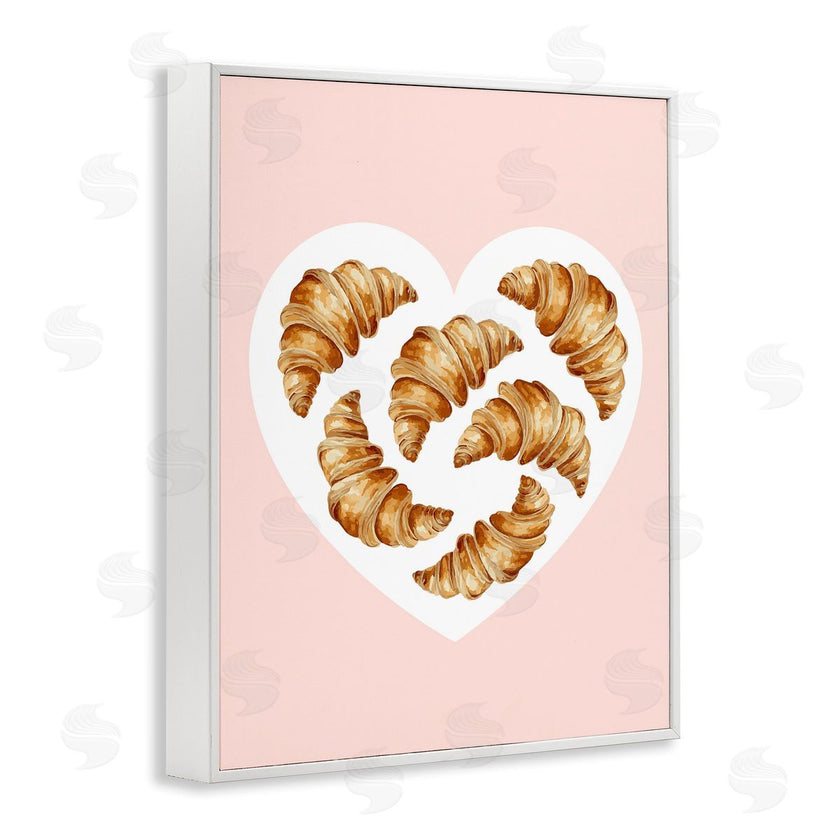 Stupell Studio | Morning Croissants in Heart Shape