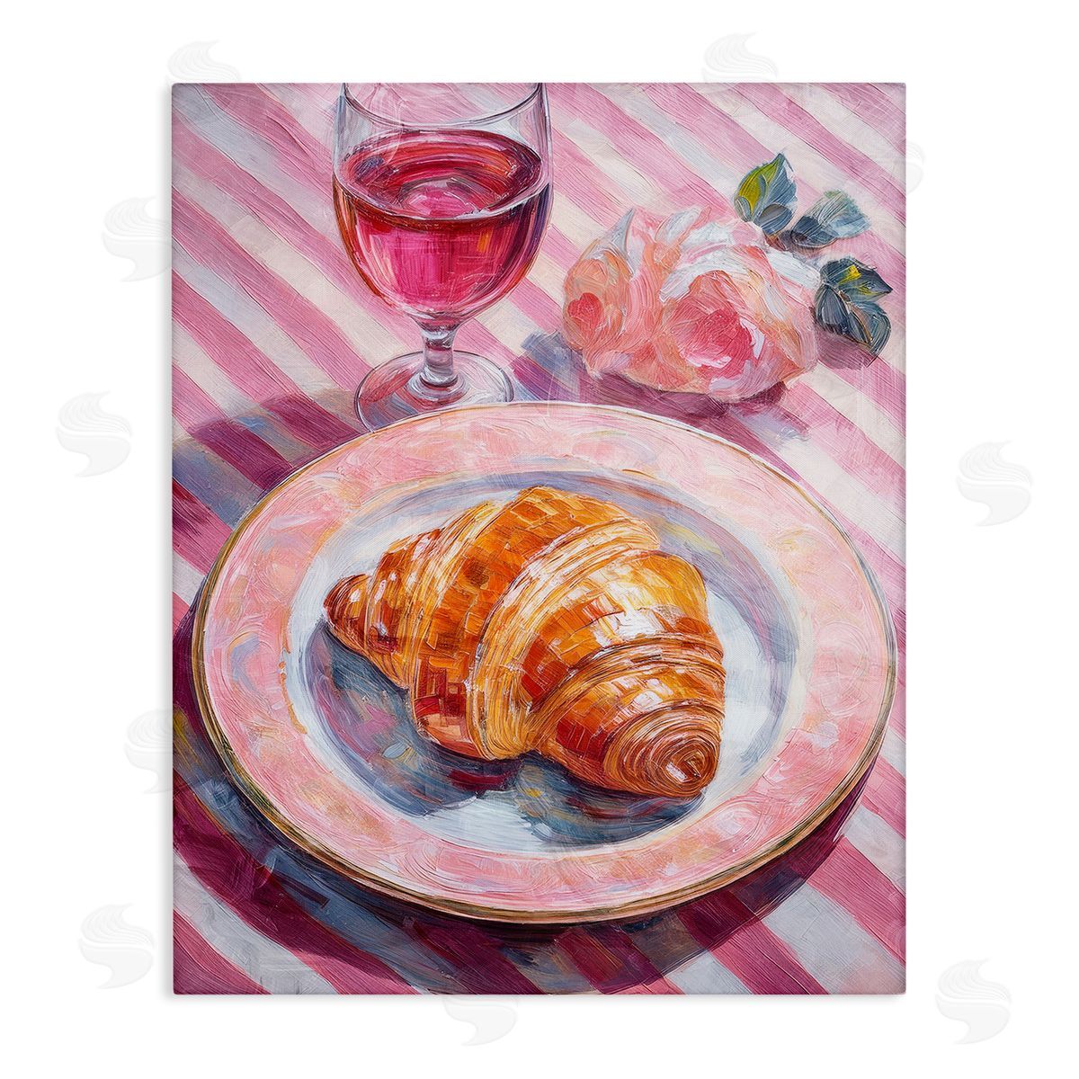 Pastel Brunch Meal Canvas Wall Art, Home Decor by Stupell Studio