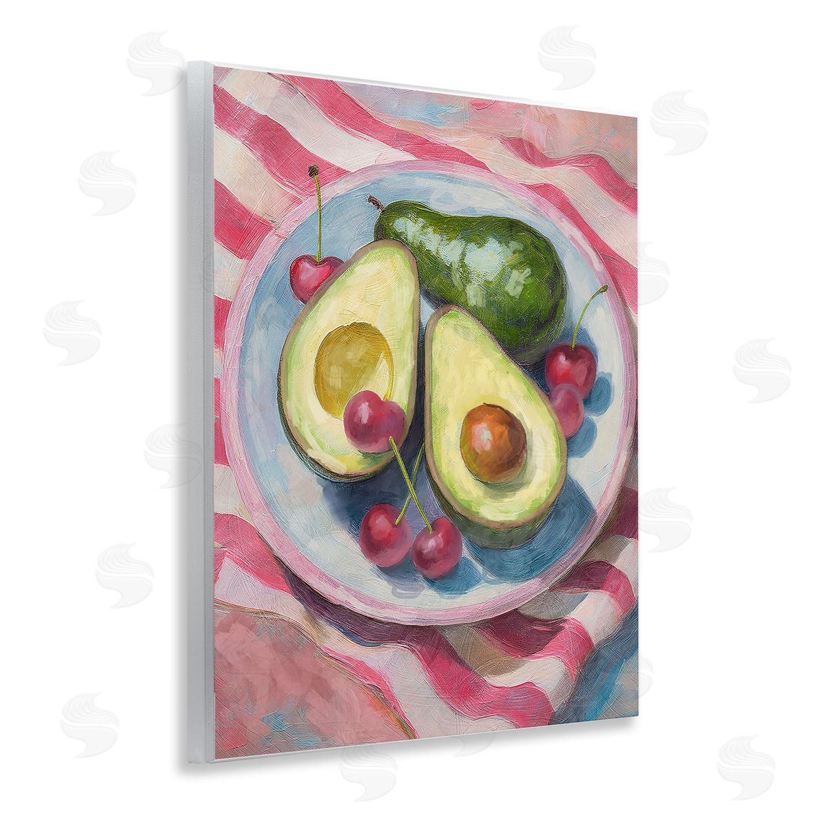 Avocado & Fruits Meal Wood Plaque Wall Art, Home Decor by Stupell Studio