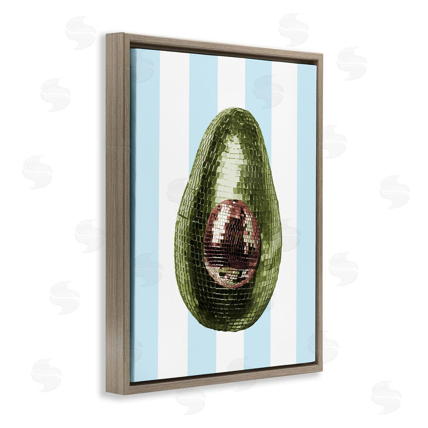 Stupell Studio | Disco Avocado on Blue