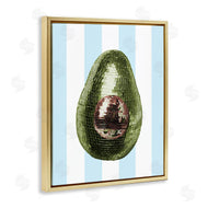 Stupell Studio | Disco Avocado on Blue
