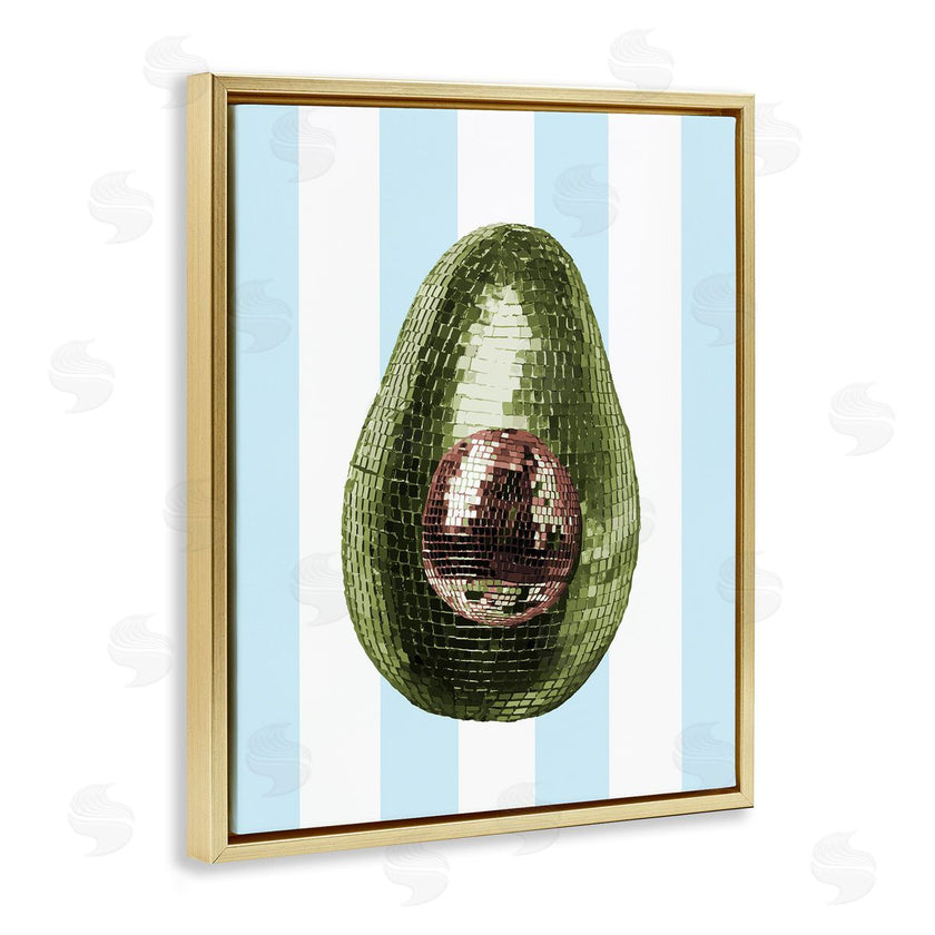 Stupell Studio | Disco Avocado on Blue