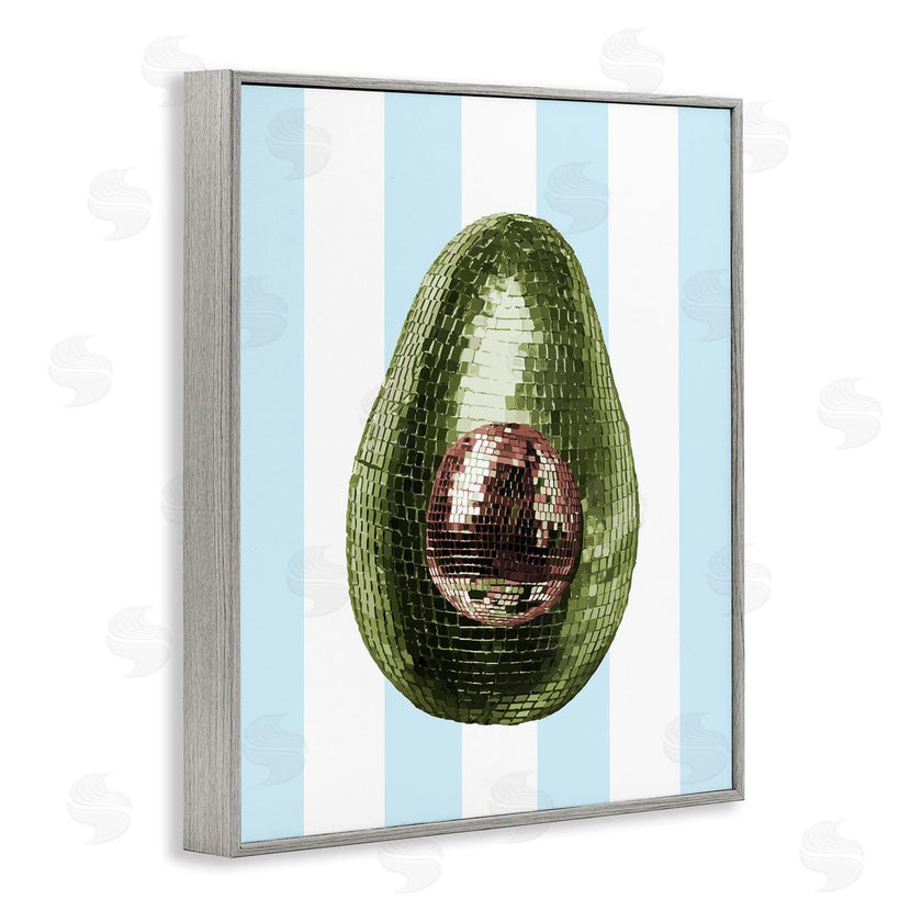 Stupell Studio | Disco Avocado on Blue