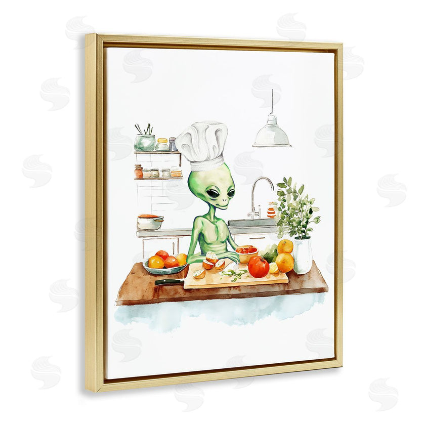 Stupell Studio | Chef Alien in Kitchen