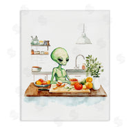 Stupell Studio | Alien Cooking in Kitchen