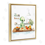 Stupell Studio | Alien Cooking in Kitchen