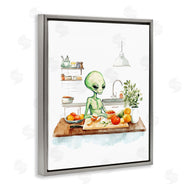 Stupell Studio | Alien Cooking in Kitchen