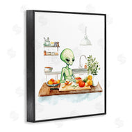 Stupell Studio | Alien Cooking in Kitchen