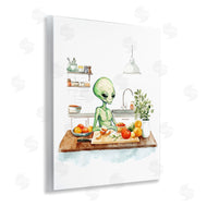 Stupell Studio | Alien Cooking in Kitchen