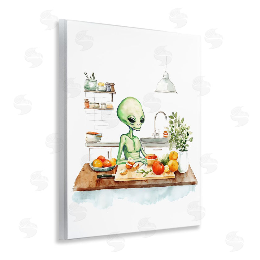 Stupell Studio | Alien Cooking in Kitchen