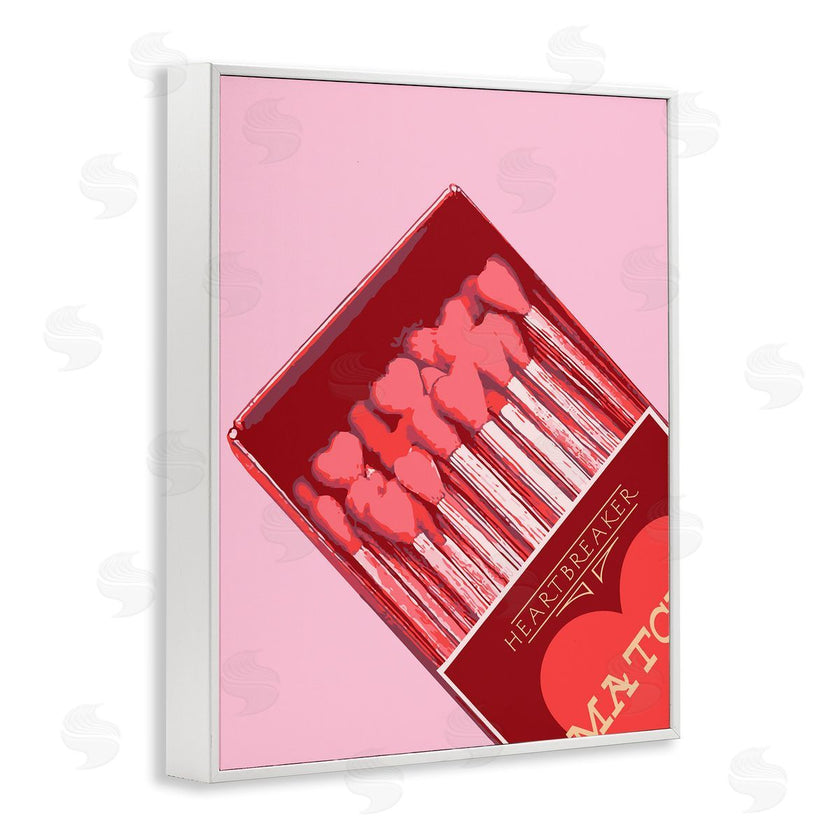 Stupell Studio | Pink Heart Shaped Matches