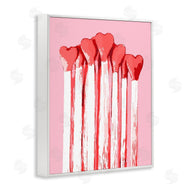 Stupell Studio | Pastel Pink Heart Matches