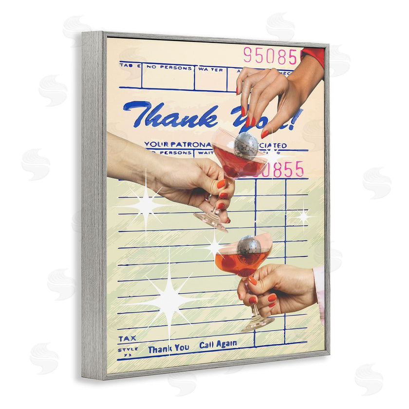 Stupell Studio | Drink Cheers Restaurant Check