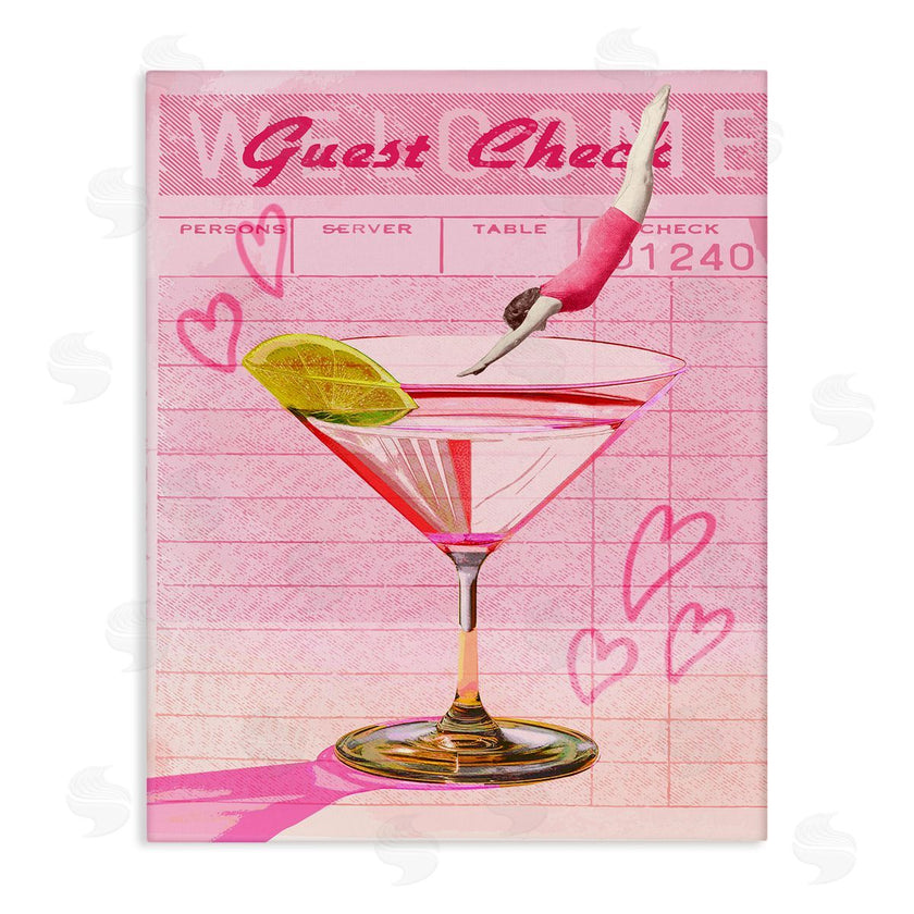 Stupell Studio | Diver into Cocktail Guest Check