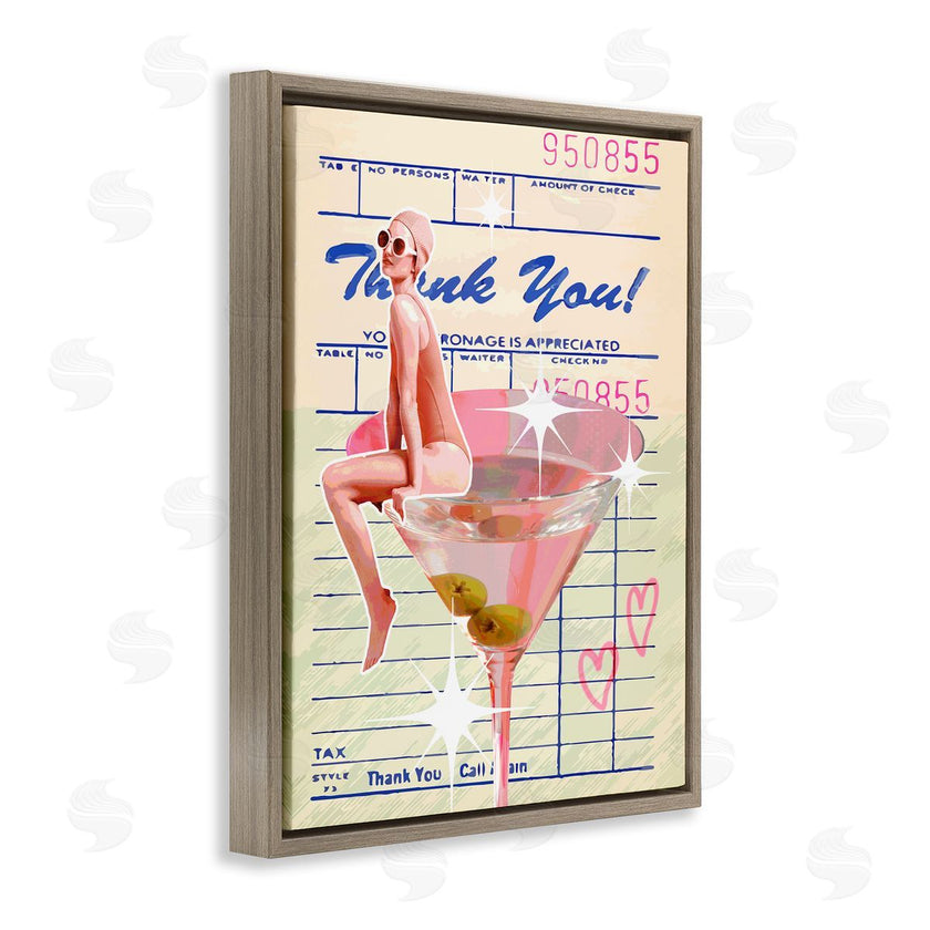 Stupell Studio | Retro Vintage Restaurant Check