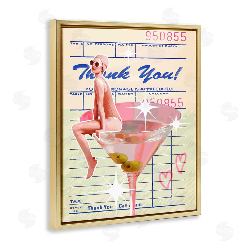 Stupell Studio | Retro Vintage Restaurant Check