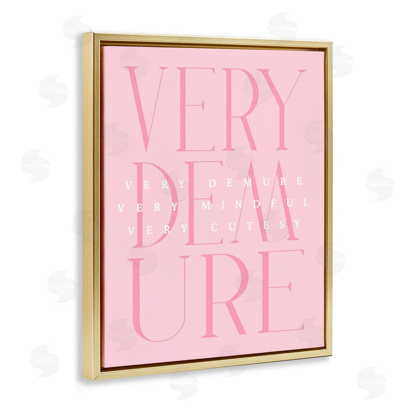 Stupell Studio | Elegant Pastel Very Demure