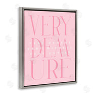 Stupell Studio | Elegant Pastel Very Demure