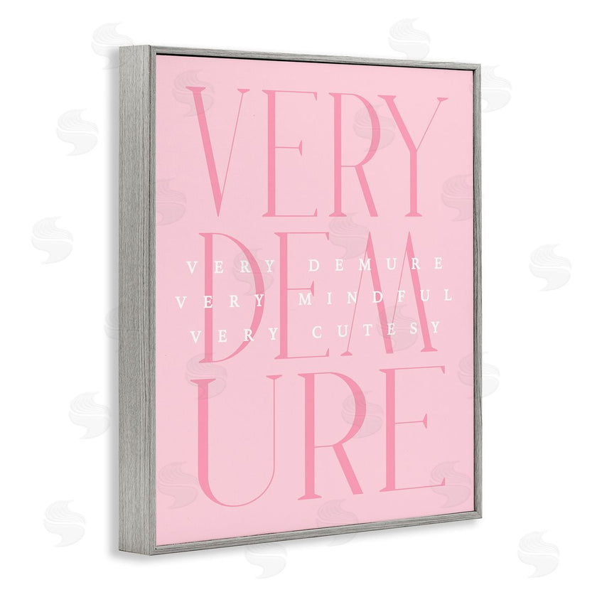 Stupell Studio | Elegant Pastel Very Demure