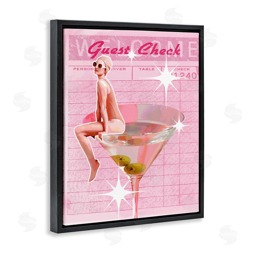 Stupell Studio | Retro Restaurant Check Cocktail