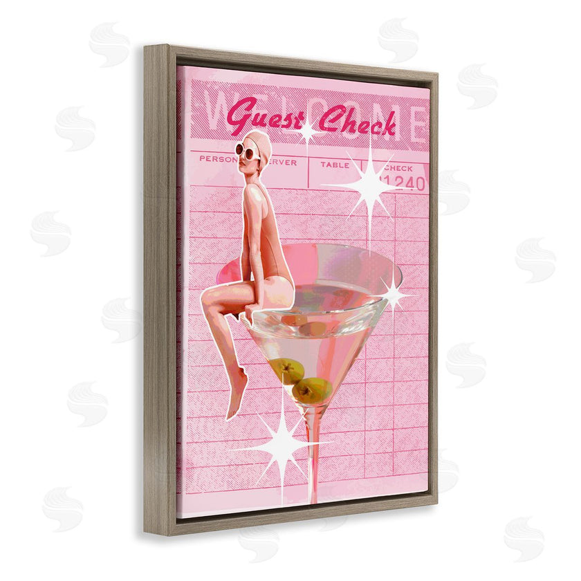 Stupell Studio | Retro Restaurant Check Cocktail