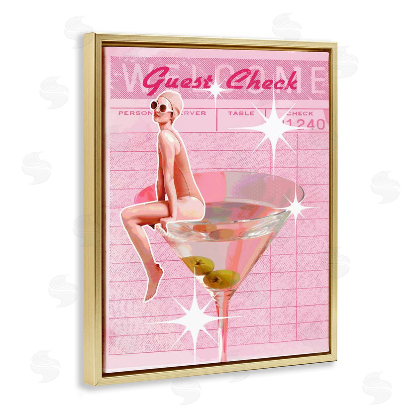 Stupell Studio | Retro Restaurant Check Cocktail