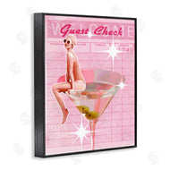 Stupell Studio | Retro Restaurant Check Cocktail