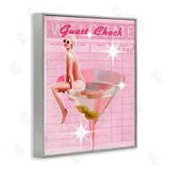 Stupell Studio | Retro Restaurant Check Cocktail