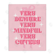 Stupell Studio | Pink Demure Mindful & Cutesy