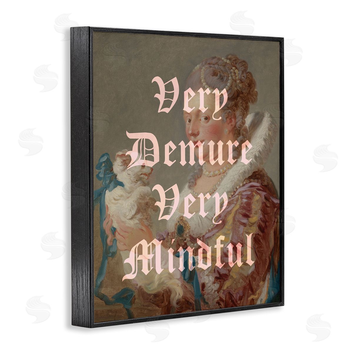 Demure & Mindful Classic Black Frame Print Wall Art, Home Decor by Stupell Studio