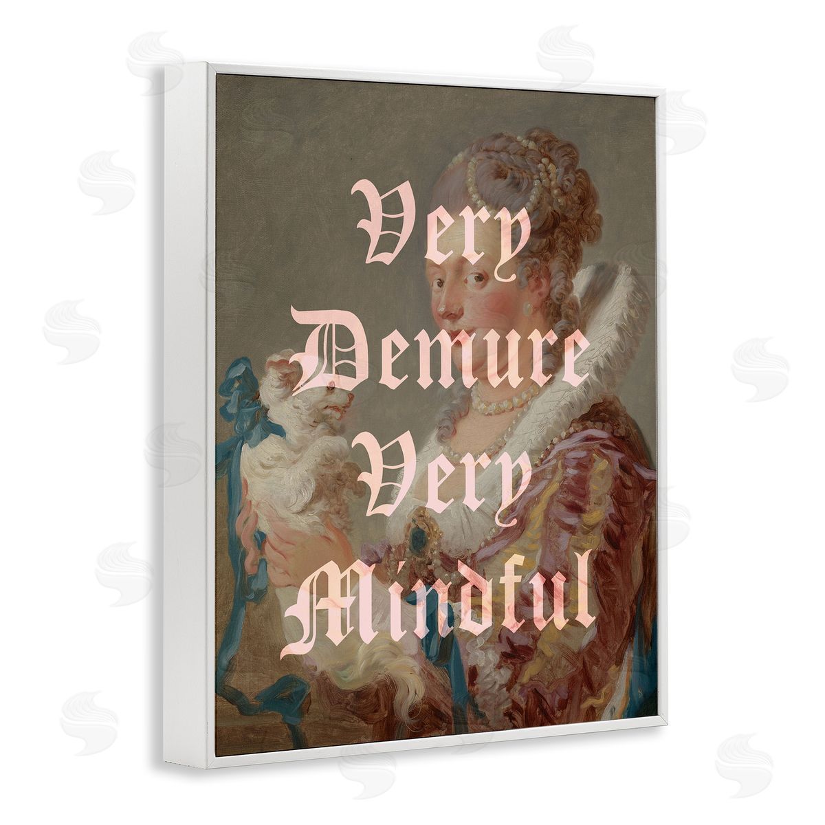 Demure & Mindful Classic White Frame Print Wall Art, Home Decor by Stupell Studio