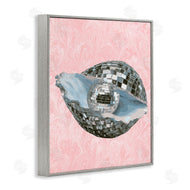 Stupell Studio | Disco Oyster on Pink