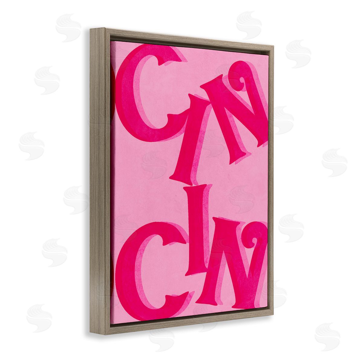 Celebration Cin Cin Cheers Brown Floating Frame Canvas Wall Art, Home Decor by Stupell Studio