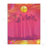 Stupell Studio | Disco Over Tropical Palms